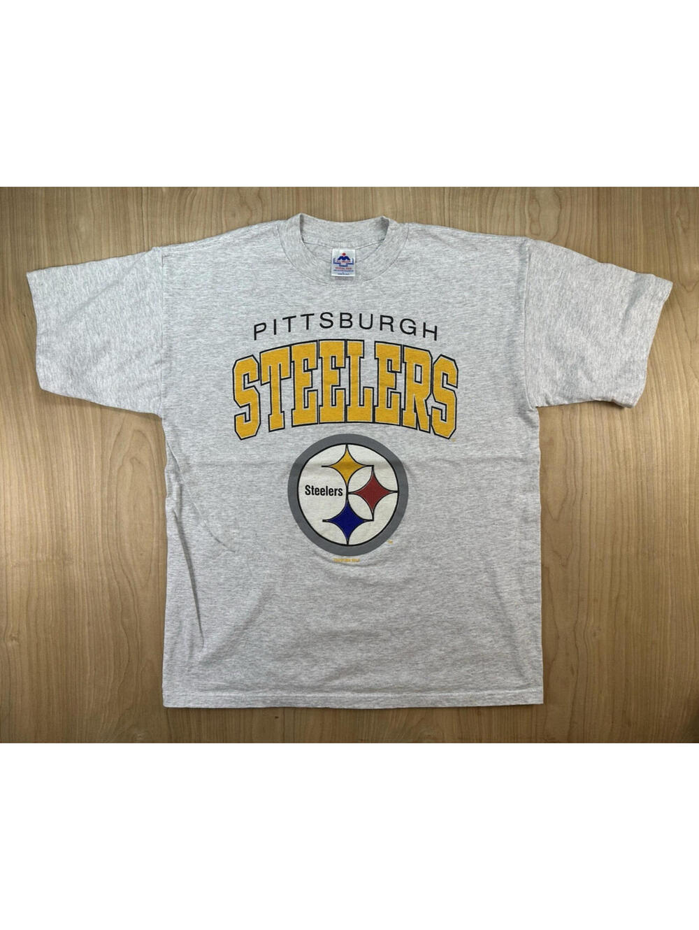 vintage 90s Pittsburgh Steelers T Shirt heavy duty all Cotton Miller T usa large
